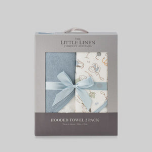 The Little Linen Co Hooded Towels 2pk - Barklife Dog