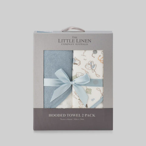 The Little Linen Co Hooded Towels 2pk - Barklife Dog