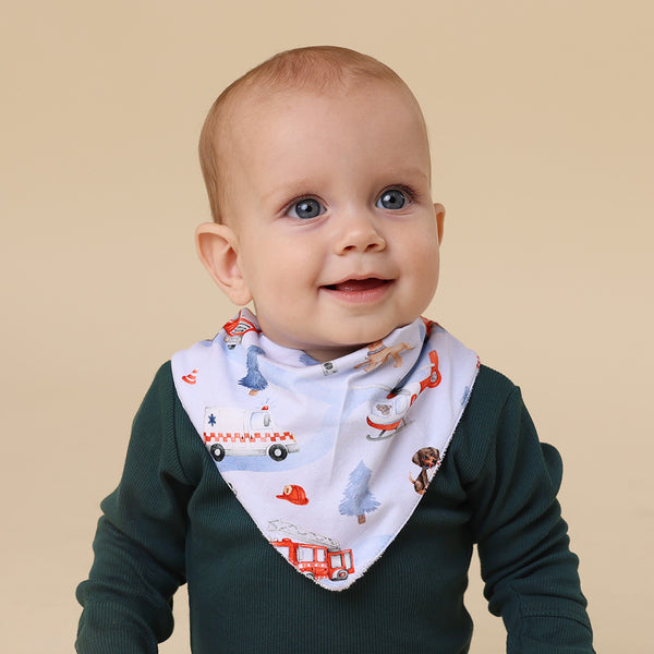 Snuggle Hunny To The Rescue Organic Dribble Bib