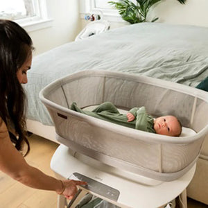 Uppababy Soma Smart Bassinet - Charlie Sand Melange