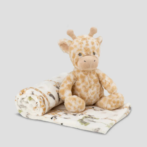 Weegoamigo Plush Toy & Blanket - Stevie Necks Giraffe