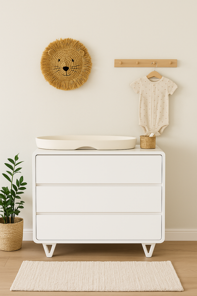 Cocoon Vibe Dresser - White