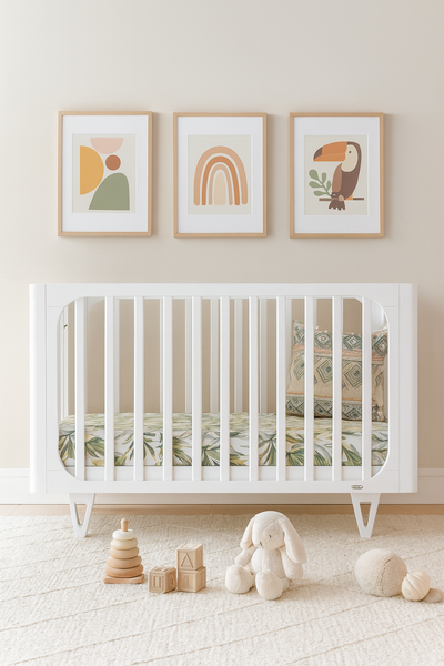 Cocoon Vibe 4 in 1 Cot - White