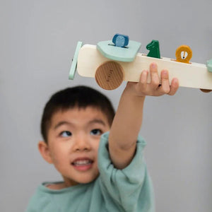 Trixie Wooden Animal Airplane