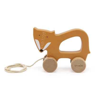 Trixie  Wooden Pull Along Toy - Mr. Fox