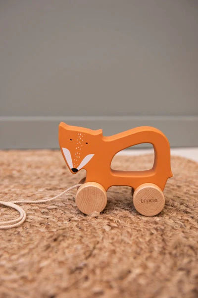 Trixie  Wooden Pull Along Toy - Mr. Fox