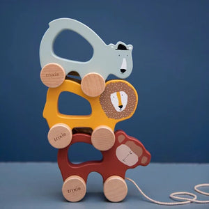 Trixie Wooden Pull Along Toy - Mr. Monkey