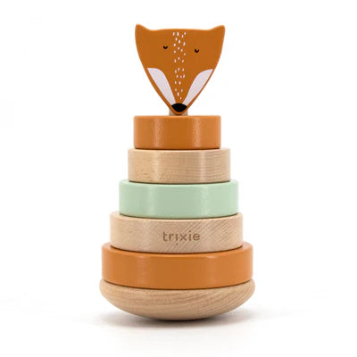 Trixie Wooden Stacking Toy - Mr. Fox