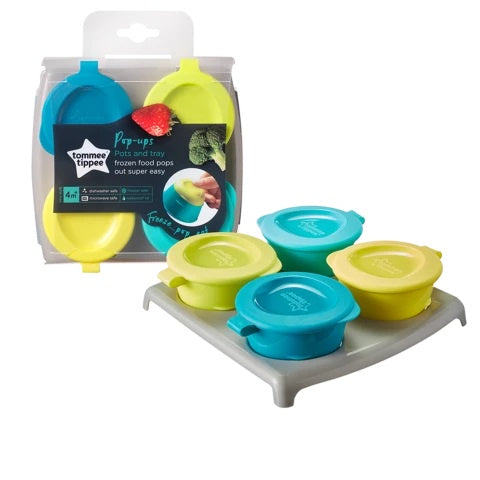 Tommee Tippee Pop Up Freezer Pots & Tray