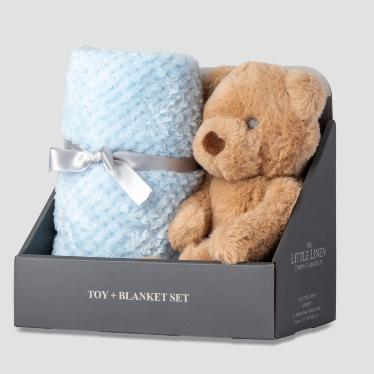 The Little Linen Co Plush Toy & Blanket - Safari Bear