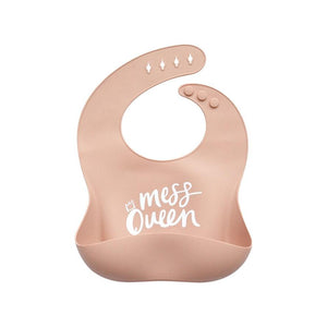The Somewhere Co Silicone Baby Bib - Mess Queen