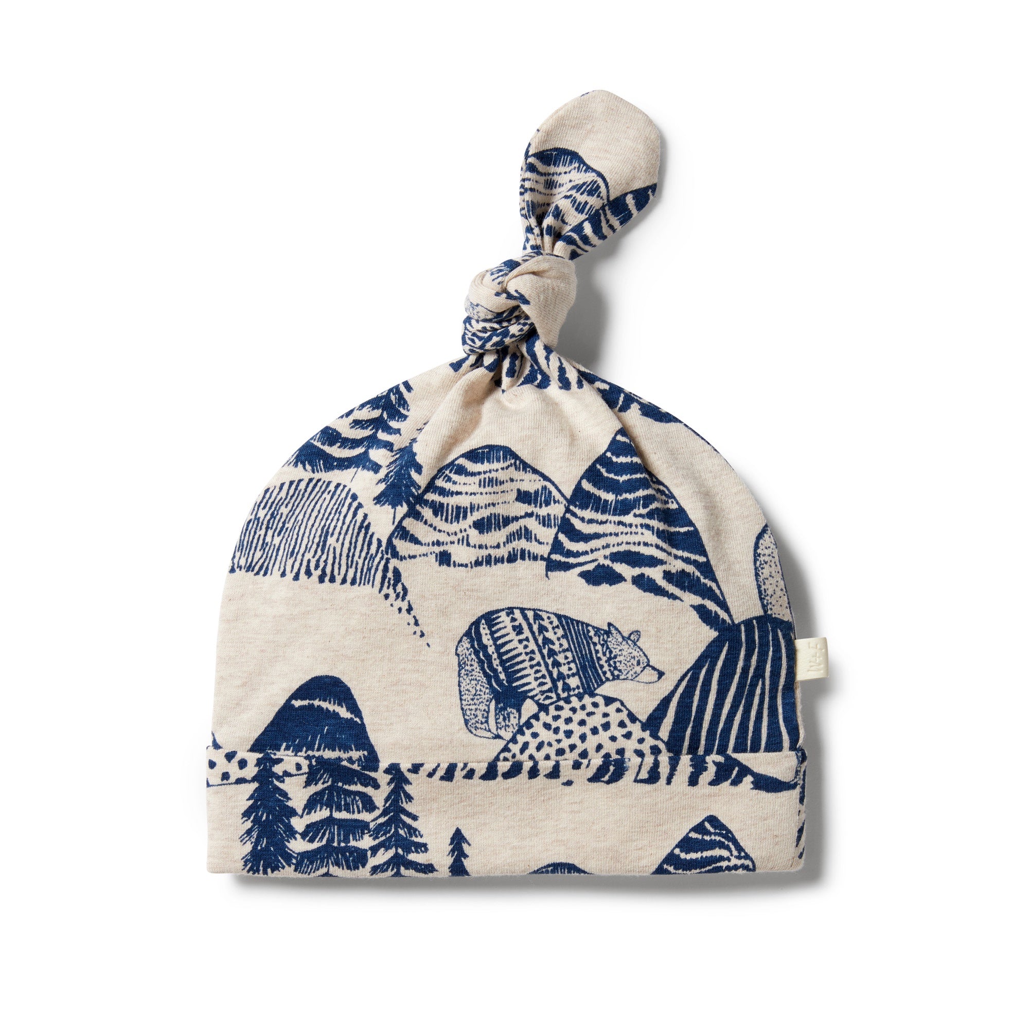 Wilson & Frenchy Organic Knot Hat - Little Mountains