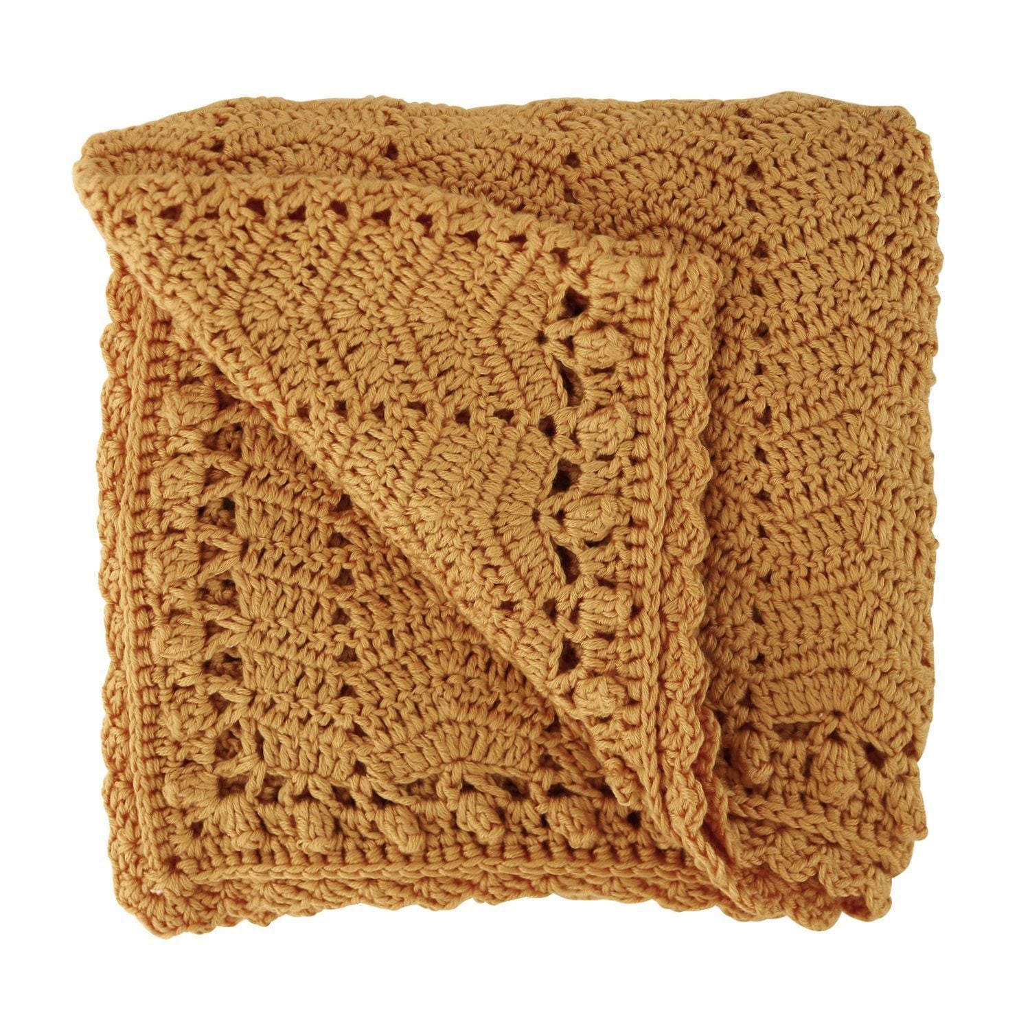 OB Designs Crochet Baby Blanket - Cinnamon