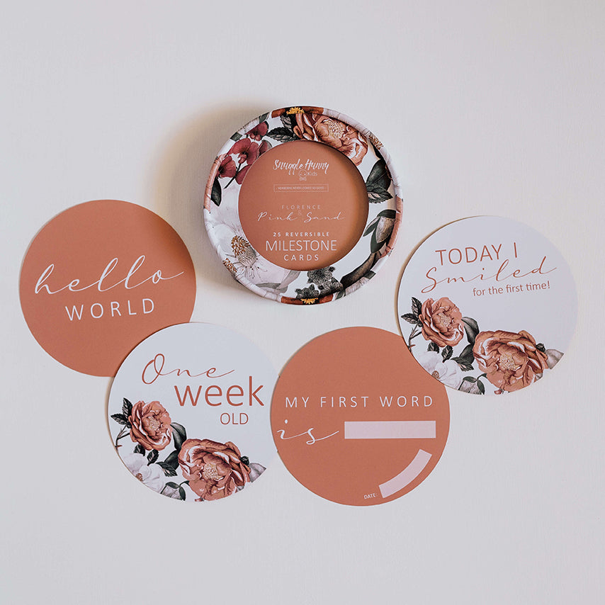 Snuggle Hunny Milestone Cards
