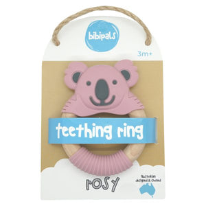 Bibibaby Teething Rings - Koala Rosy