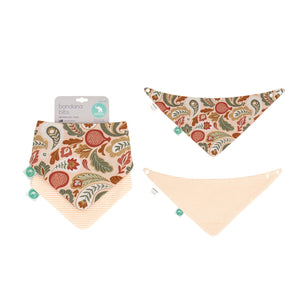 All4Ella Bandana Bibs 2pk - Paisley