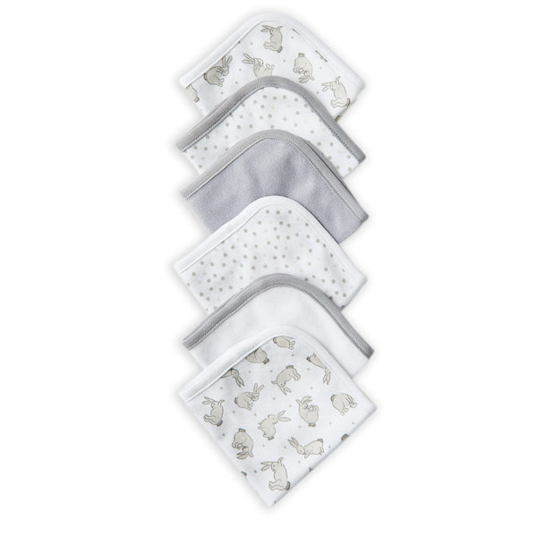 The Little Linen Co Towelling Washer 6pk