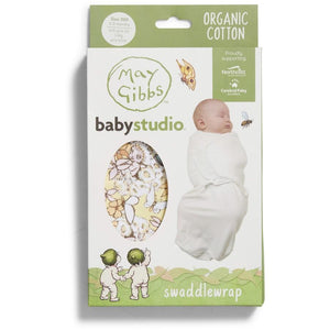 Baby Studio May Gibbs Swaddlewrap Cotton 1.0 TOG - Gum Nut Fairies