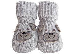 Playette Novelty Bootie Socks - Grey