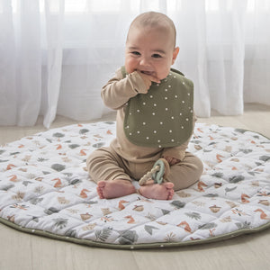 Living Textiles 2pk Baby Bibs - Forest Retreat