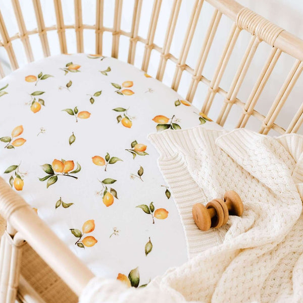 Snuggle Hunny Fitted Bassinet Sheet/Change Mat Cover Patterned