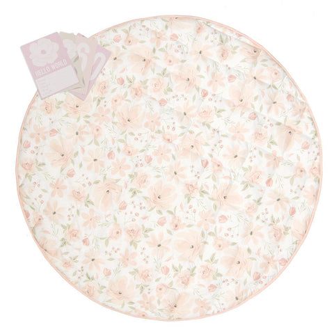 Lolli Living Meadow Round Play Mat with Milestone Card