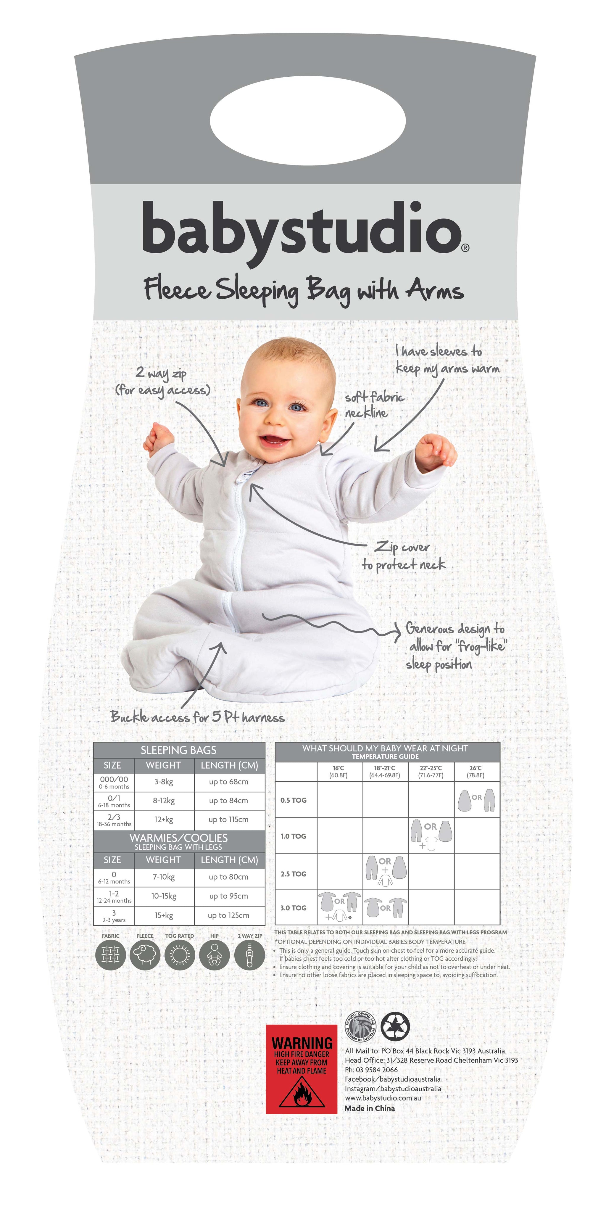 Baby studio sleep suit outlet