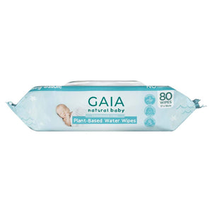 Gaia Plant Based Water Wipes 80pk