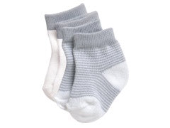 Playette Preemie Socks 2pk - Grey