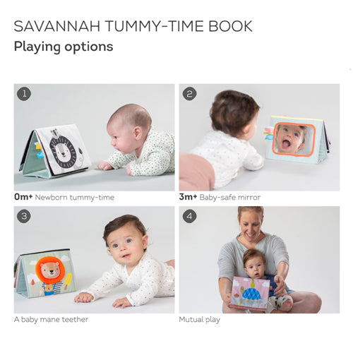 TAF Toys Savannah Tummy Time Book