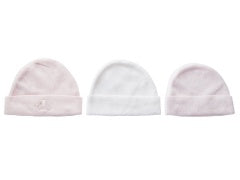 Playette 3 pack Essential Knitted Caps - Pink