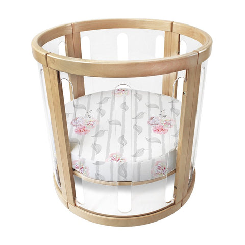 Amani Bebe Organic Round Fitted Sheet (Bassinet)