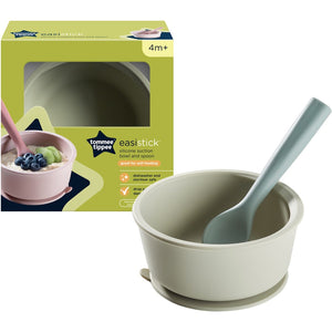 Tommee Tippee Toddler Silicone Suction Bowl and Spoon