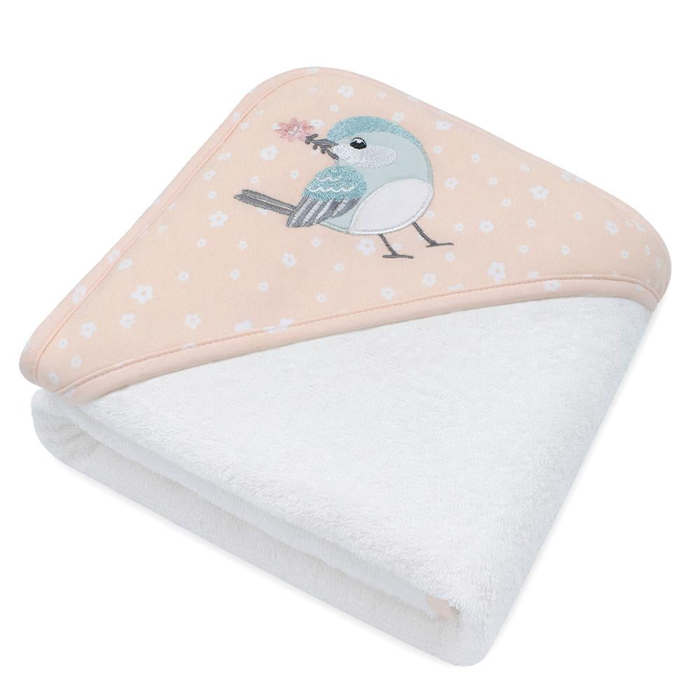 Living Textiles Hooded Towel - Ava Birds