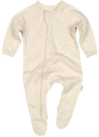 Toshi Organic Onesie Long Sleeve Dreamtime Oatmeal