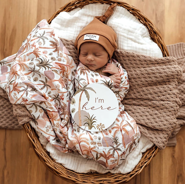 Snuggle Hunny Organic Muslin Wrap Print