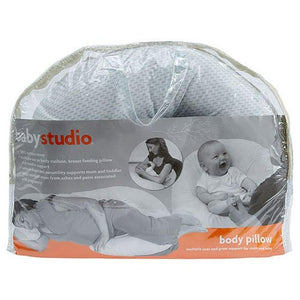 Baby Studio Pregnancy Support Pillow - Grey Chevron