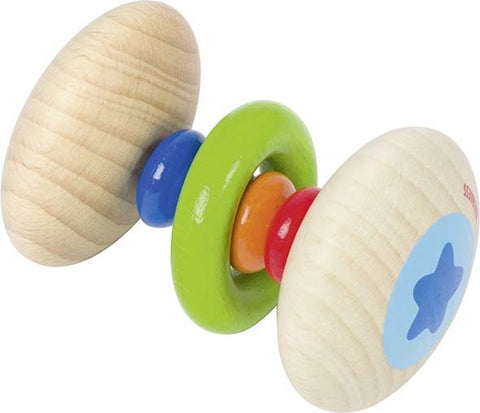 Heimess Rattle Rainbow with Ring
