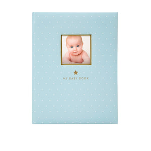 Sweet Welcome Baby Book - Blue