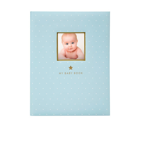 Sweet Welcome Baby Book - Blue