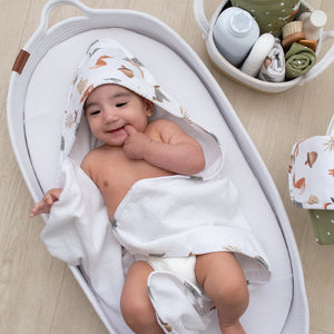 Living Textiles 5pc Baby Bath Gift Set - Forest Retreat