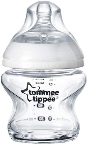 Tommee Tippee 150ml Glass Bottle with Slow Flow Teat