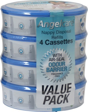 Angelcare Nappy Refill Cartridges 4pk