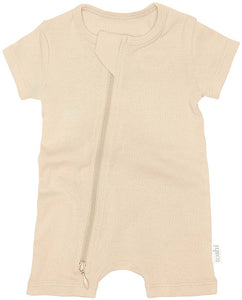 Toshi Dreamtime Organic Onesie S/S Almond