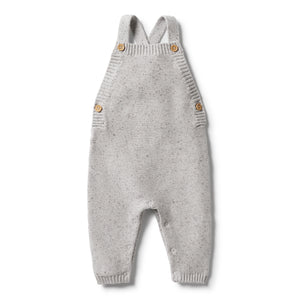 Wilson & Frenchy Knitted Overall - Glacier Grey Fleck