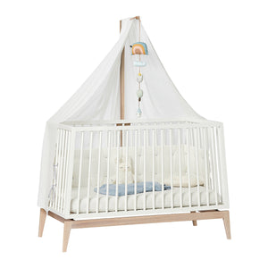 Leander Luna Cot Canopy Rod Oak