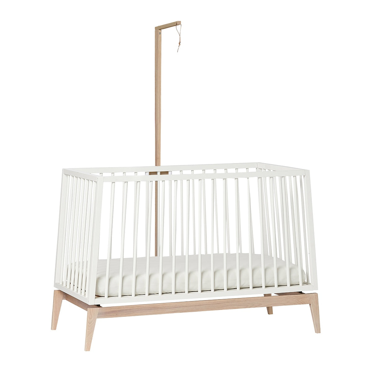 Leander Luna Cot Canopy Rod Oak
