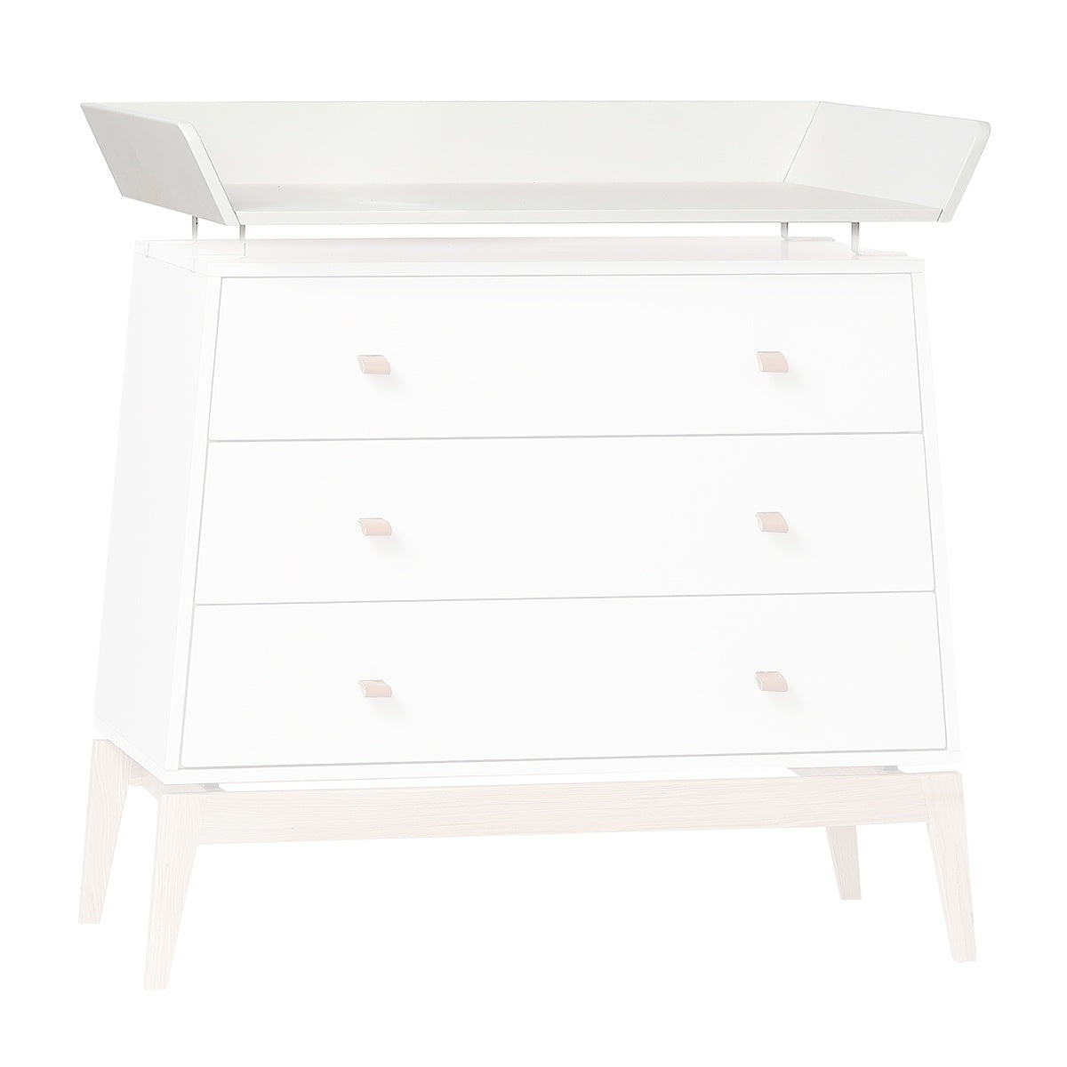 Leander Luna Dresser Changing Unit White