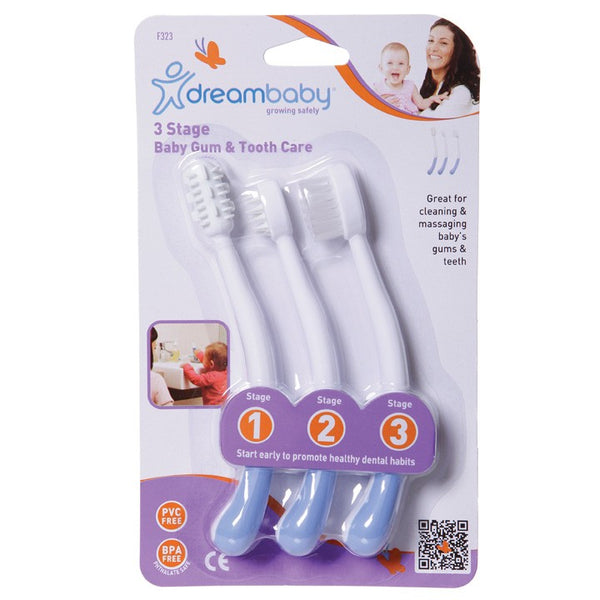 Dreambaby Toothbrush Set 3 Stage