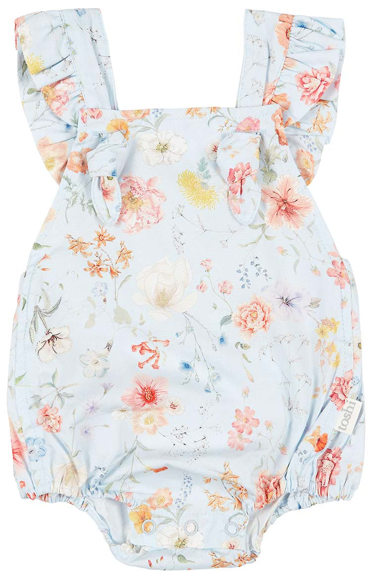 Toshi Baby Romper Secret Garden Sky